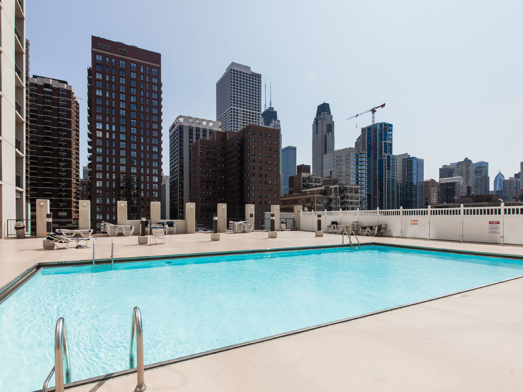 1122 North Clark Street, Unit 1203 Chicago, IL 60610 - Photo 22 of 22 a view of a city with tall buildings