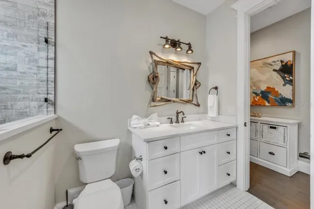 a view of a city with tall buildings