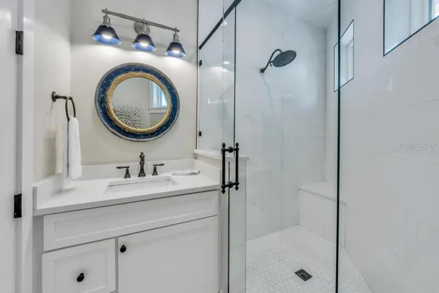 a view of beach and ocean