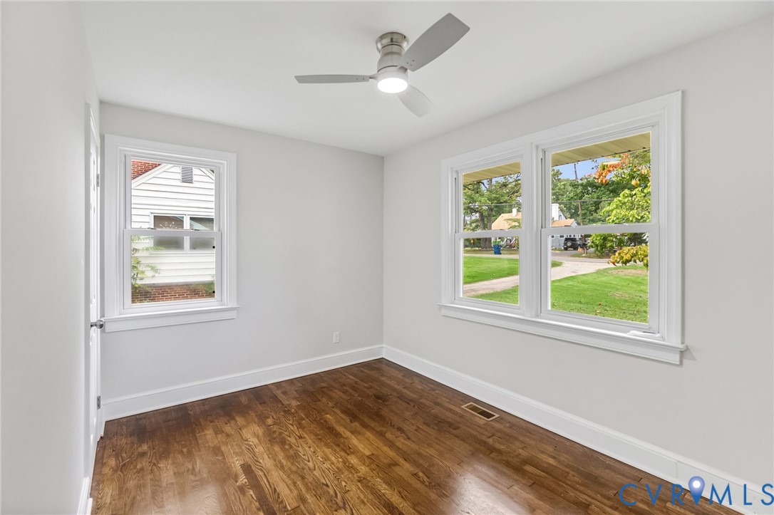 5317 River Road Petersburg, VA 23803 - Photo 12 of 19 Hardwood flooring, painted walls, ceiling fan, whi