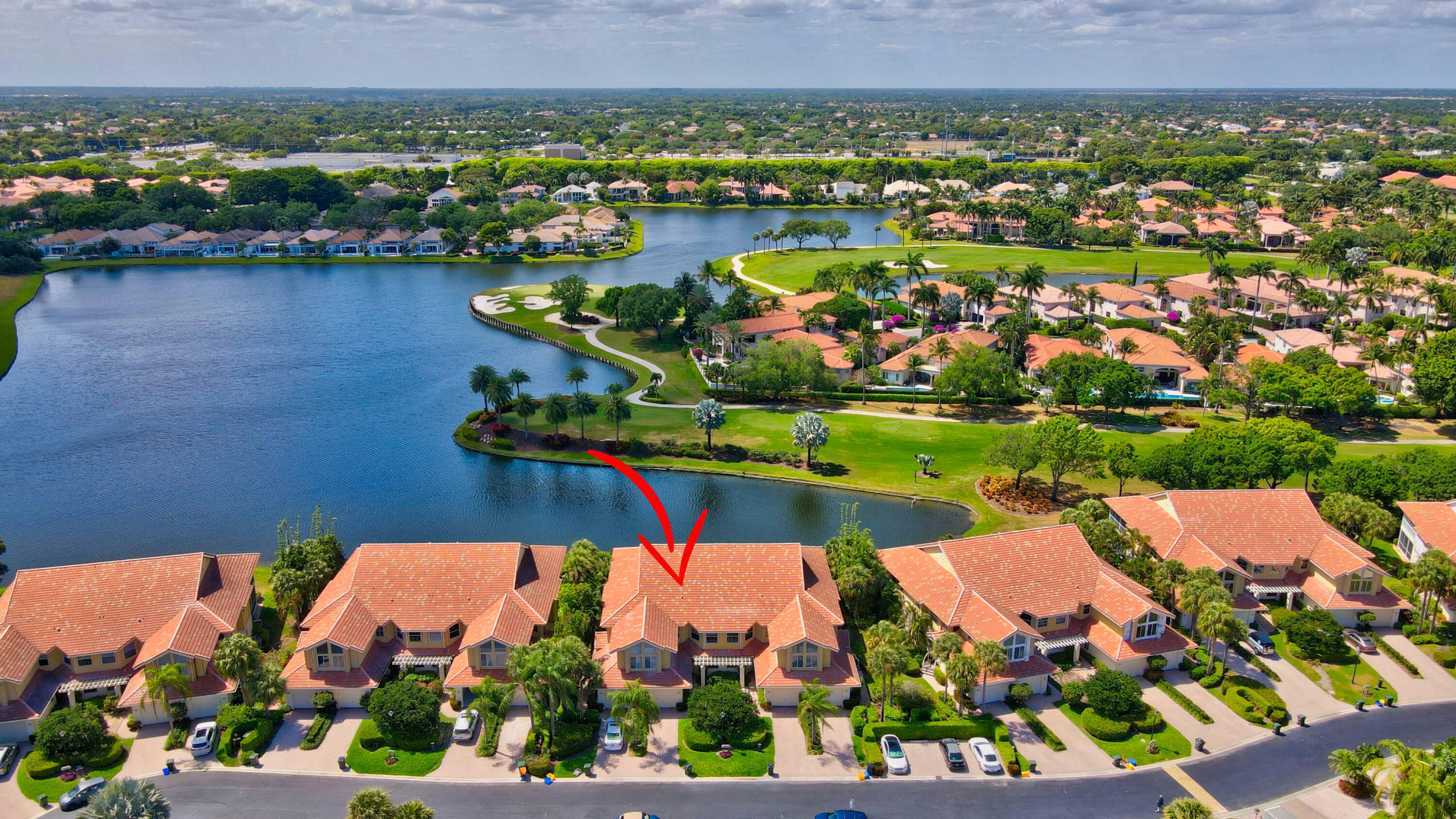 2461 Northwest 59th Street, Unit 701 Boca Raton, FL 33496 - Photo 5 of 62 AERIAL LAKE VIEW