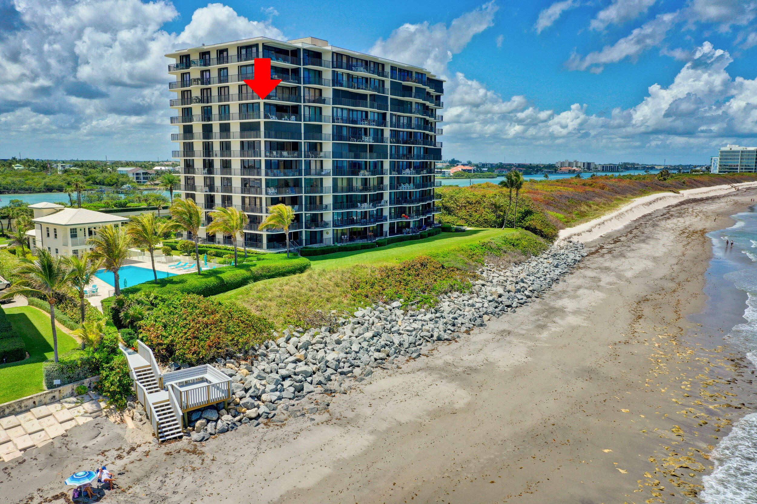 400 South Beach Road, Unit 804 Tequesta, FL 33469 - Photo 53 of 65 Aerial