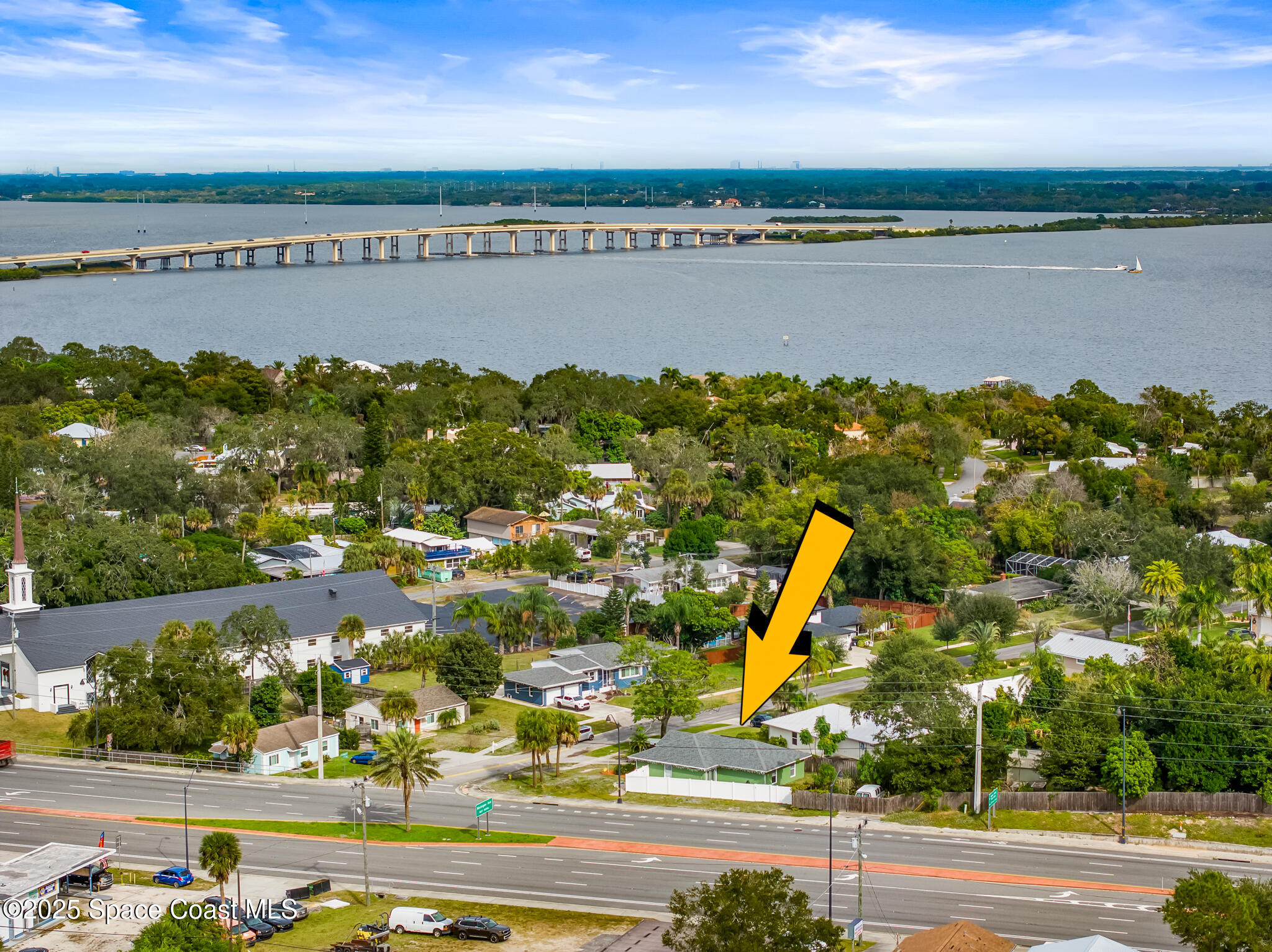 233 Broadview Drive Cocoa, FL 32922 - Photo 2 of 16 a view of lake