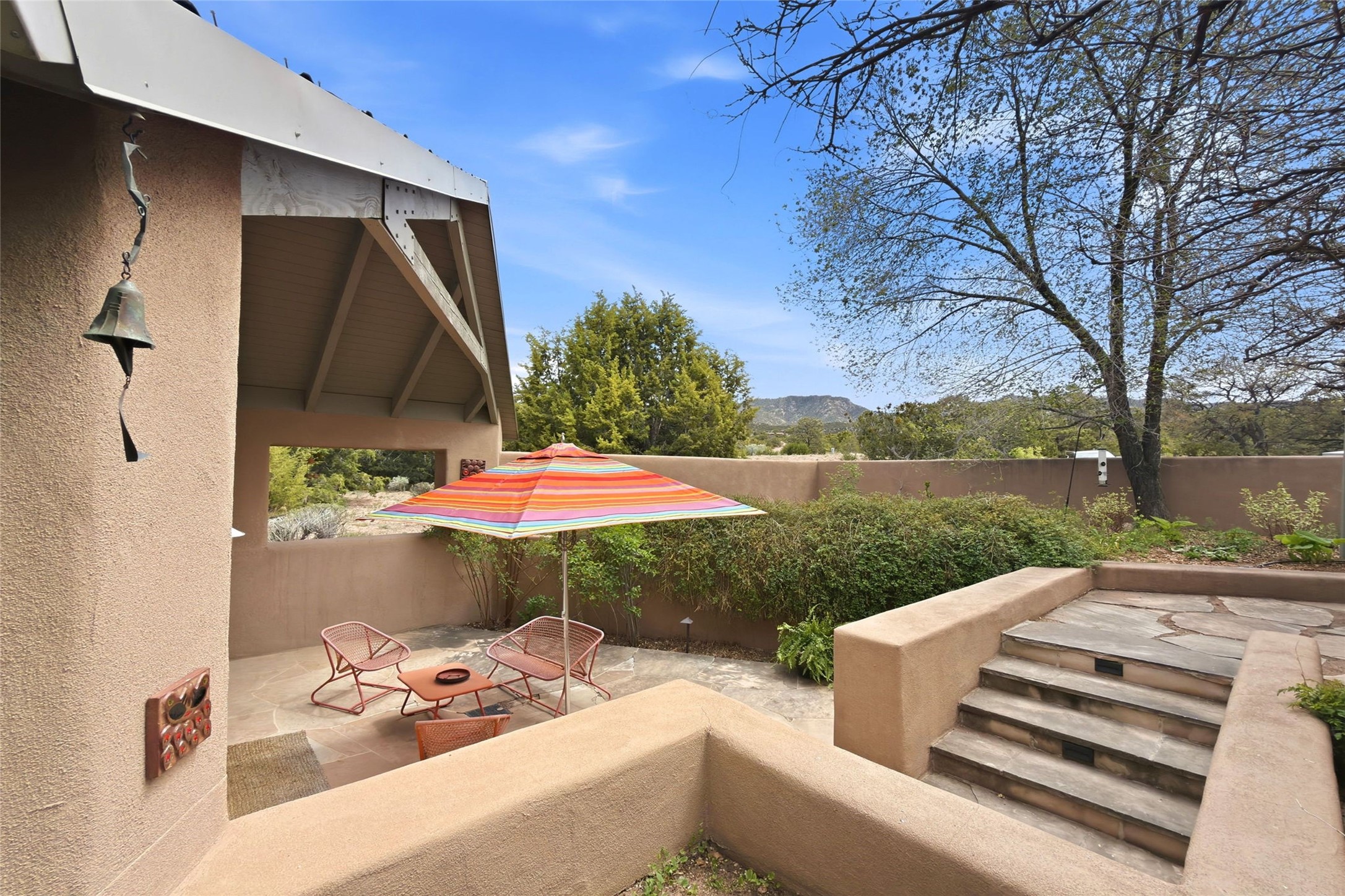 55 Paseo Del Rancho Santa Fe, NM 87506 - Photo 45 of 61 Patio off of guest bedroom