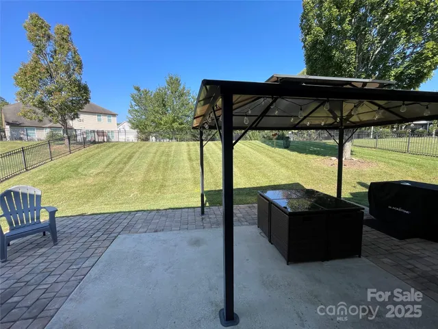 a view of outdoor space with seating