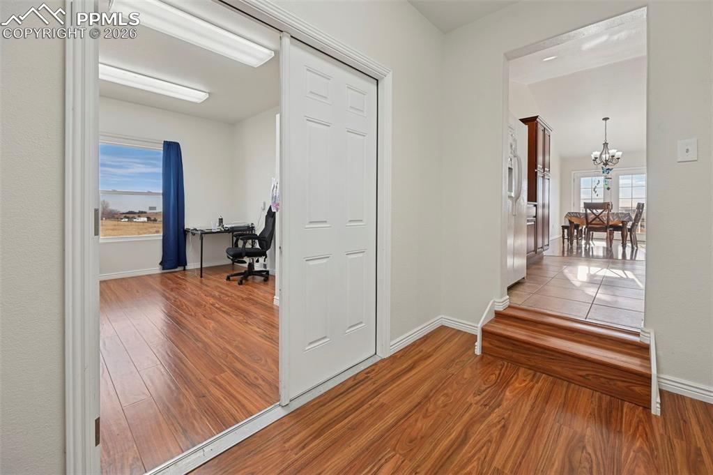 16575 Cathys Loop Peyton, CO 80831 - Photo 22 of 49 a view of a living room and dining room