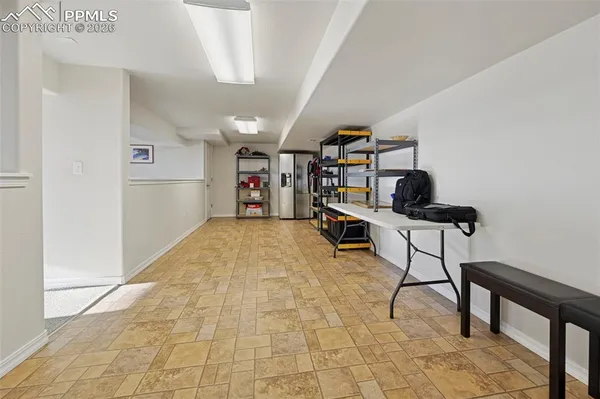 a room with furniture