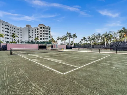 a view of a tennis court