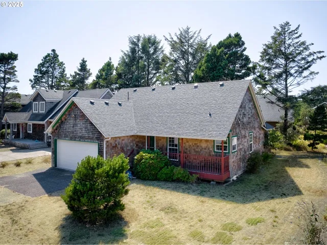 a aerial view of a house