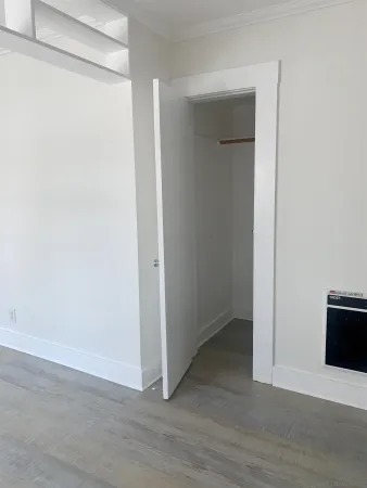 a view of an empty room