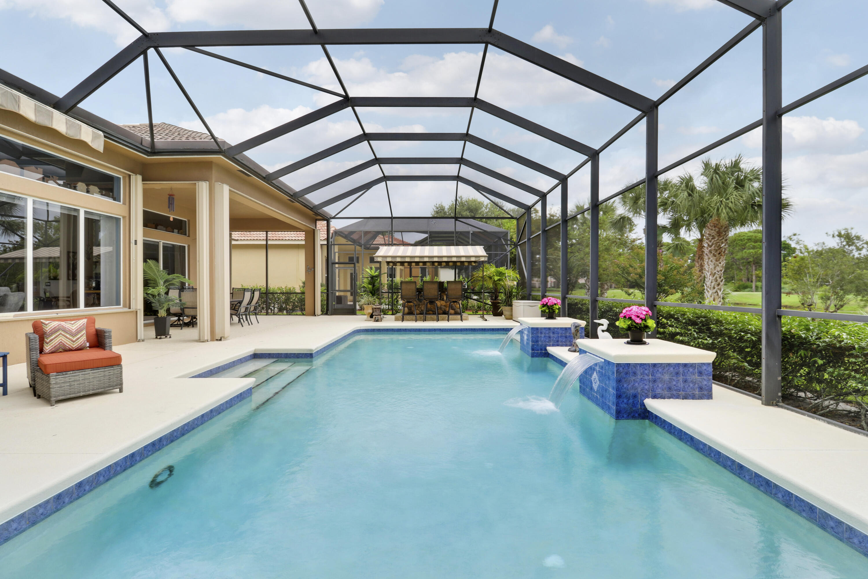8618 Tompson Point Road Port St. Lucie, FL 34986 - Photo 46 of 76 Screened Pool