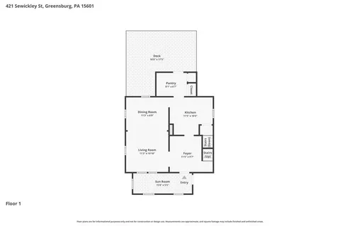 $179,900 | 421 Sewickley Street, Greensburg, PA 15601