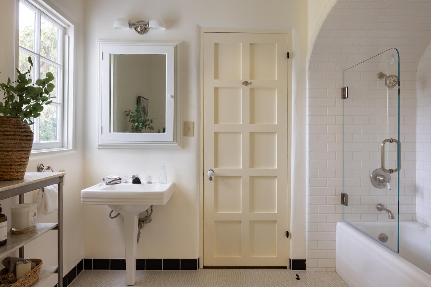 3269 Cabrillo Road Pebble Beach, CA 93953 - Photo 22 of 44 a bathroom with a sink a toilet and shower