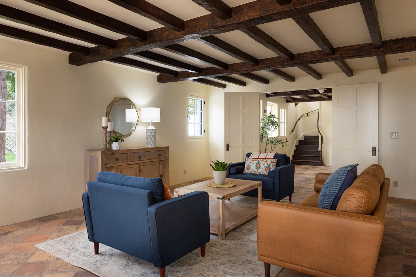 3269 Cabrillo Road Pebble Beach, CA 93953 - Photo 29 of 44 a living room with furniture and a window