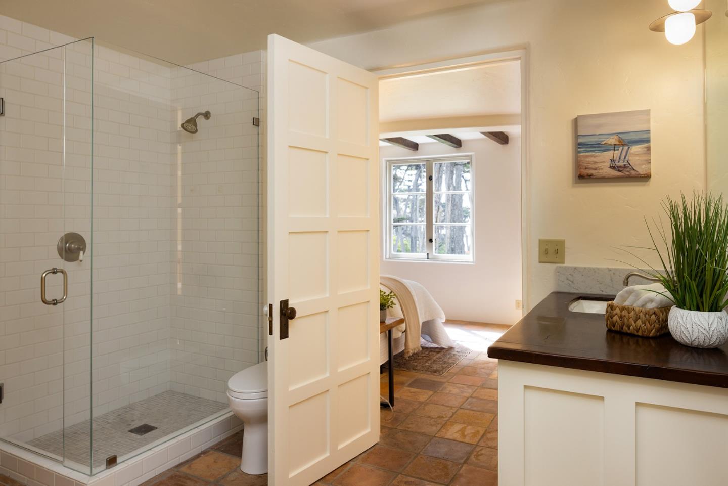 3269 Cabrillo Road Pebble Beach, CA 93953 - Photo 30 of 44 a bath room with a bath tub and shower