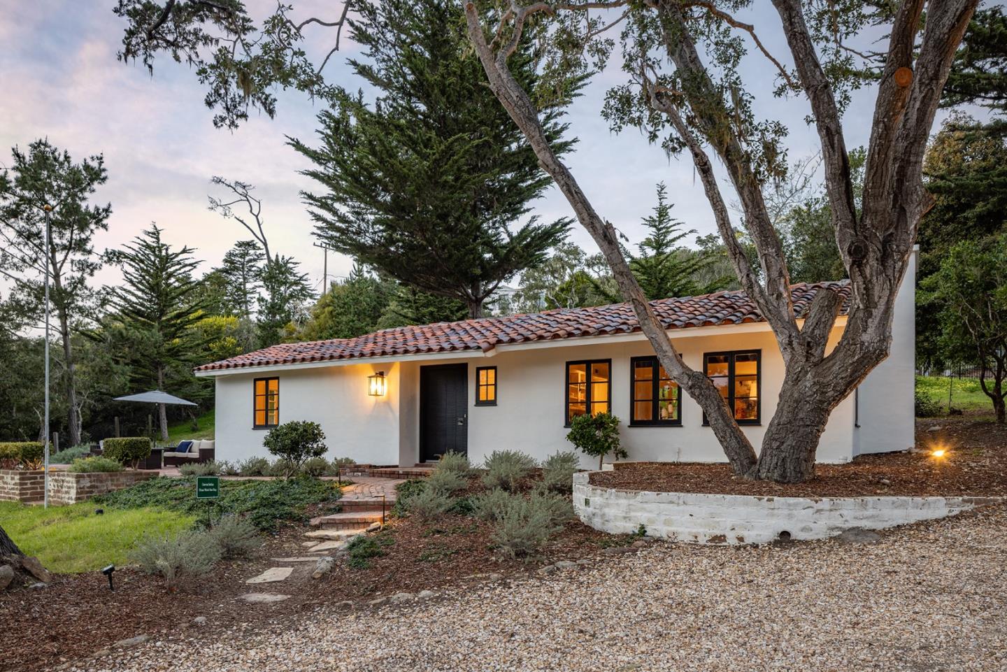 3269 Cabrillo Road Pebble Beach, CA 93953 - Photo 43 of 44 a view of a house with a backyard