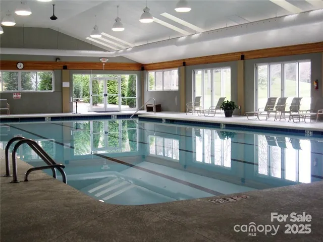 a view of a park with slide