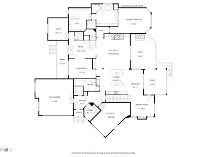 $2,390,000 | 4300 Brinleys Cove Court, Raleigh, NC 27614
