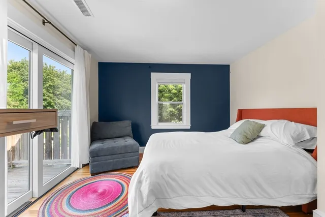 a view of a wooden fence