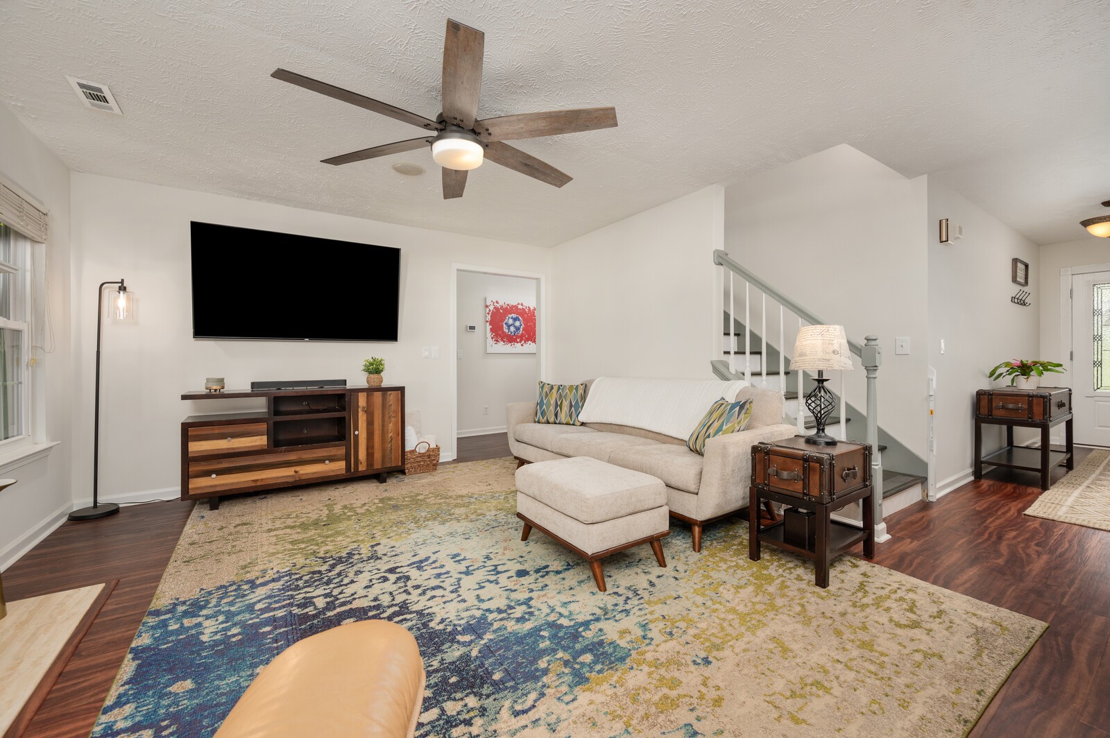 1123 Bramble Trail Murfreesboro, TN 37129 - Photo 23 of 60 a living room with furniture and a flat screen tv