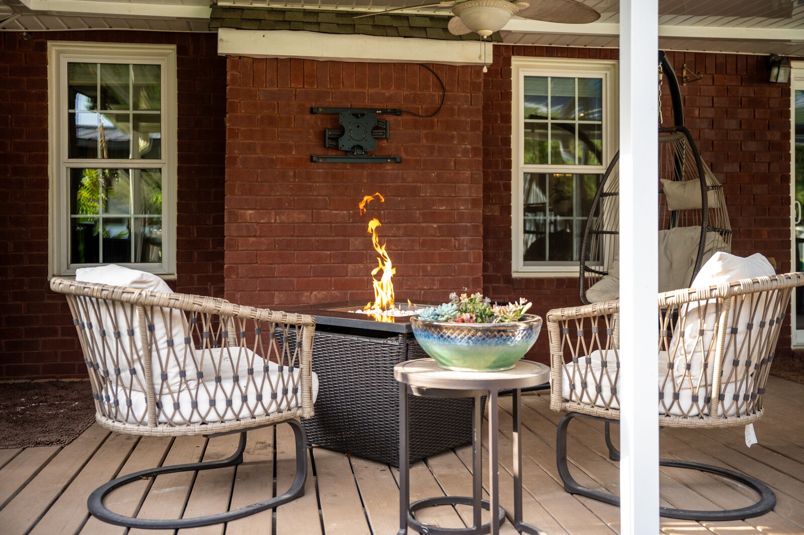 1123 Bramble Trail Murfreesboro, TN 37129 - Photo 45 of 60 a view of a chair and table in the balcony