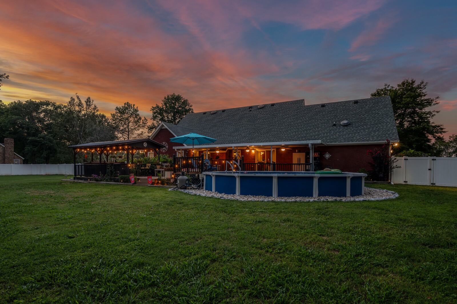 1123 Bramble Trail Murfreesboro, TN 37129 - Photo 59 of 60 a view of house with outdoor space and deck