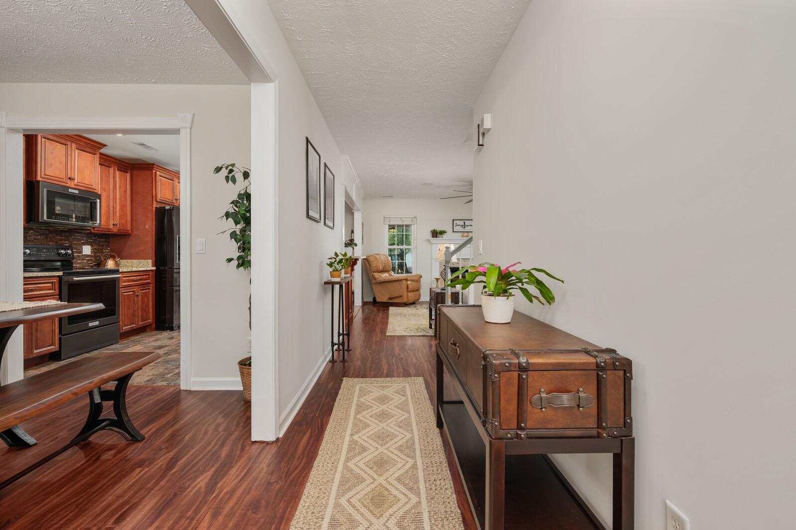 1123 Bramble Trail Murfreesboro, TN 37129 - Photo 9 of 60 a living room with furniture and a wooden floor
