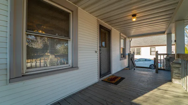 a view of outdoor space with deck