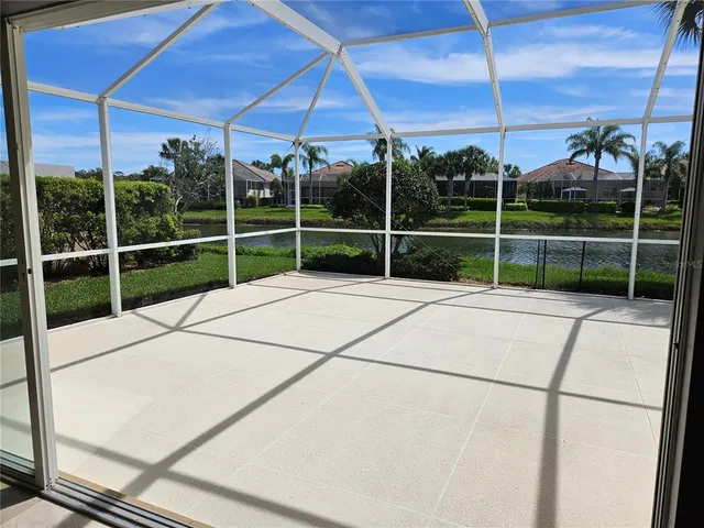 a view of backyard with cabin