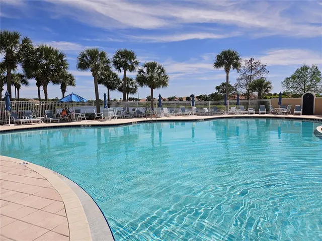 a view of a lake with a city view