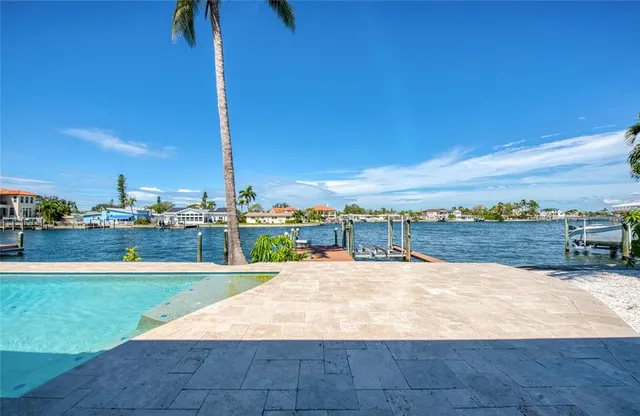 a view of a terrace with outdoor space