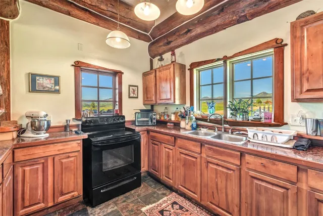 a view of a living room with furniture