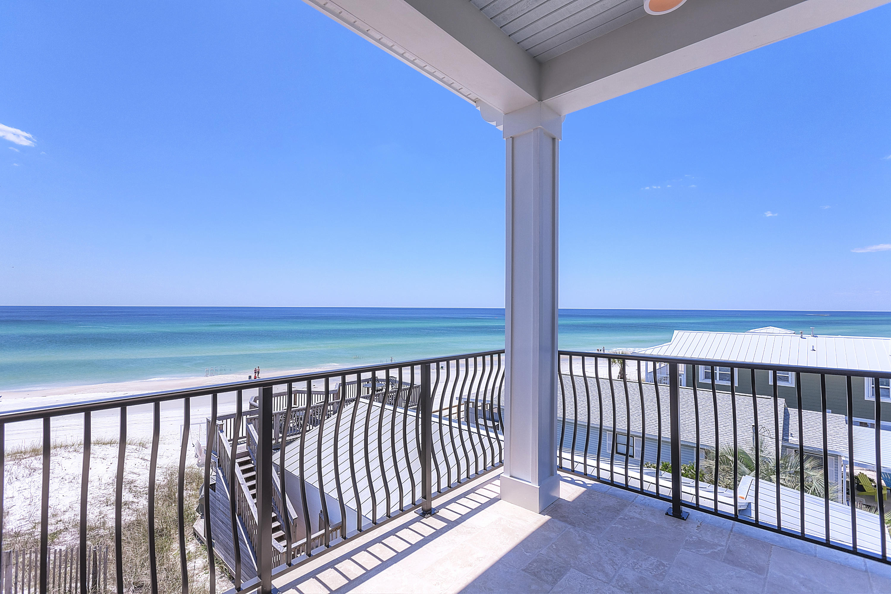 94 Emerald Cove Inlet Beach Inlet Beach, FL 32461 - Photo 15 of 21 a view of balcony with wooden floor