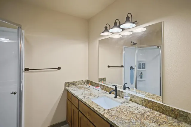 a view of a lake with a mountain