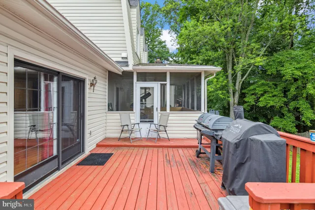 a view of a patio on the roof deck