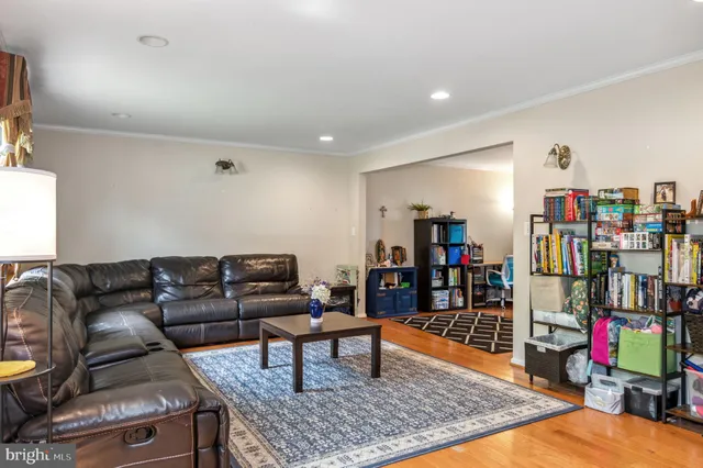 a living room with lots of furniture and a couch