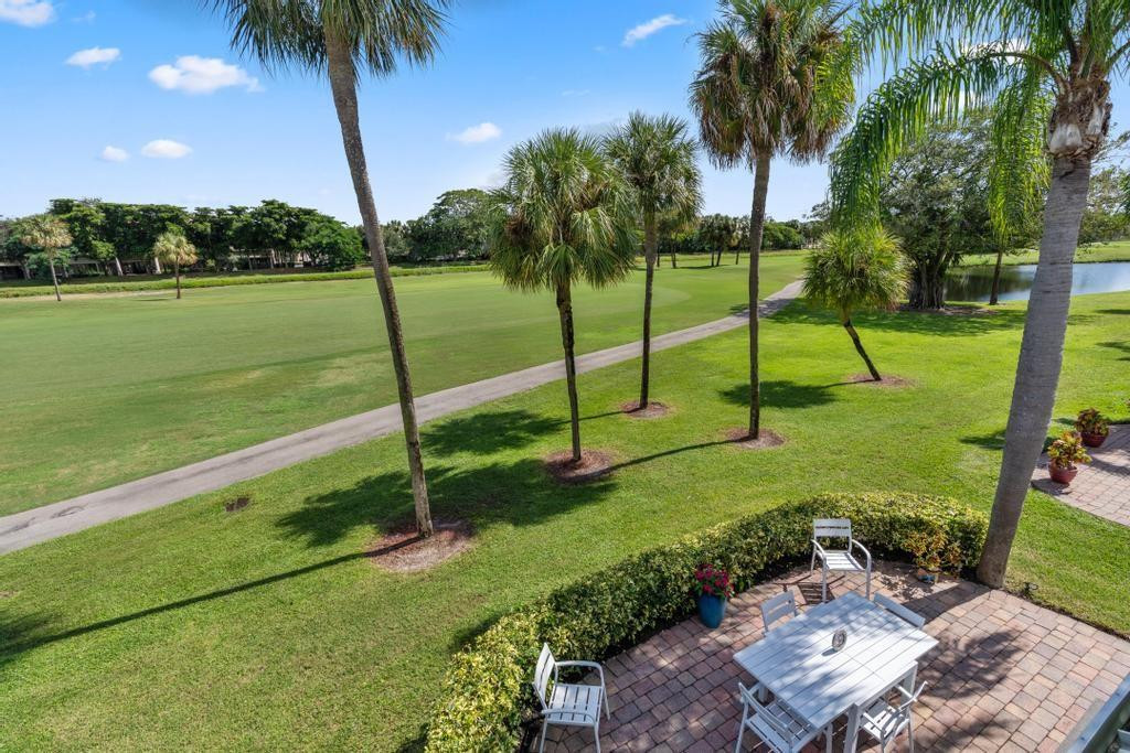 17082 Boca Club Boulevard, Unit 6 Boca Raton, FL 33487 - Photo 38 of 54 Golf Course View and exterior Patio