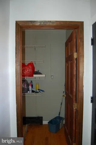 a room with storage and utility