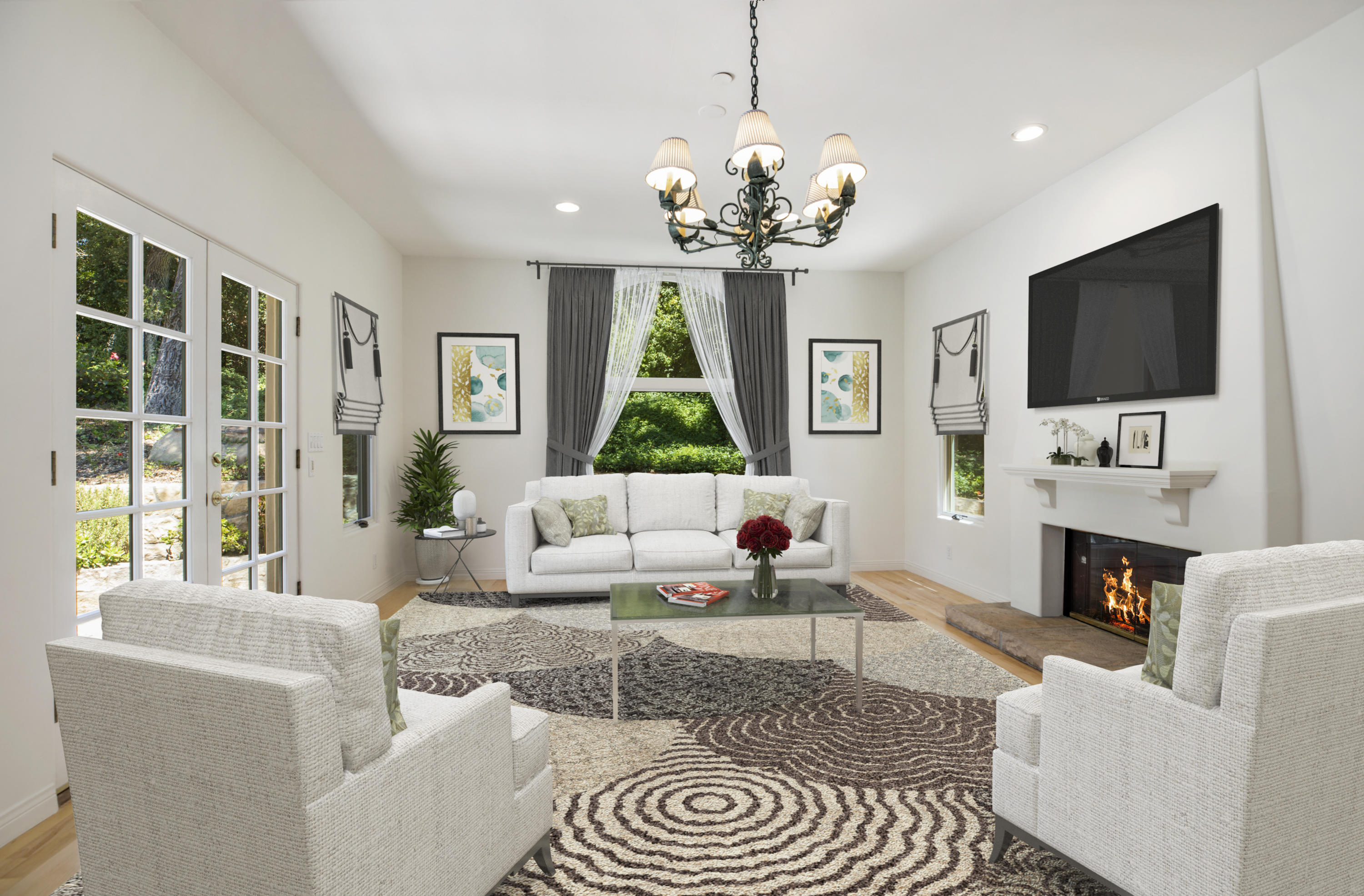 820 Riven Rock Road Montecito, CA 93108 - Photo 6 of 24 Family Room
