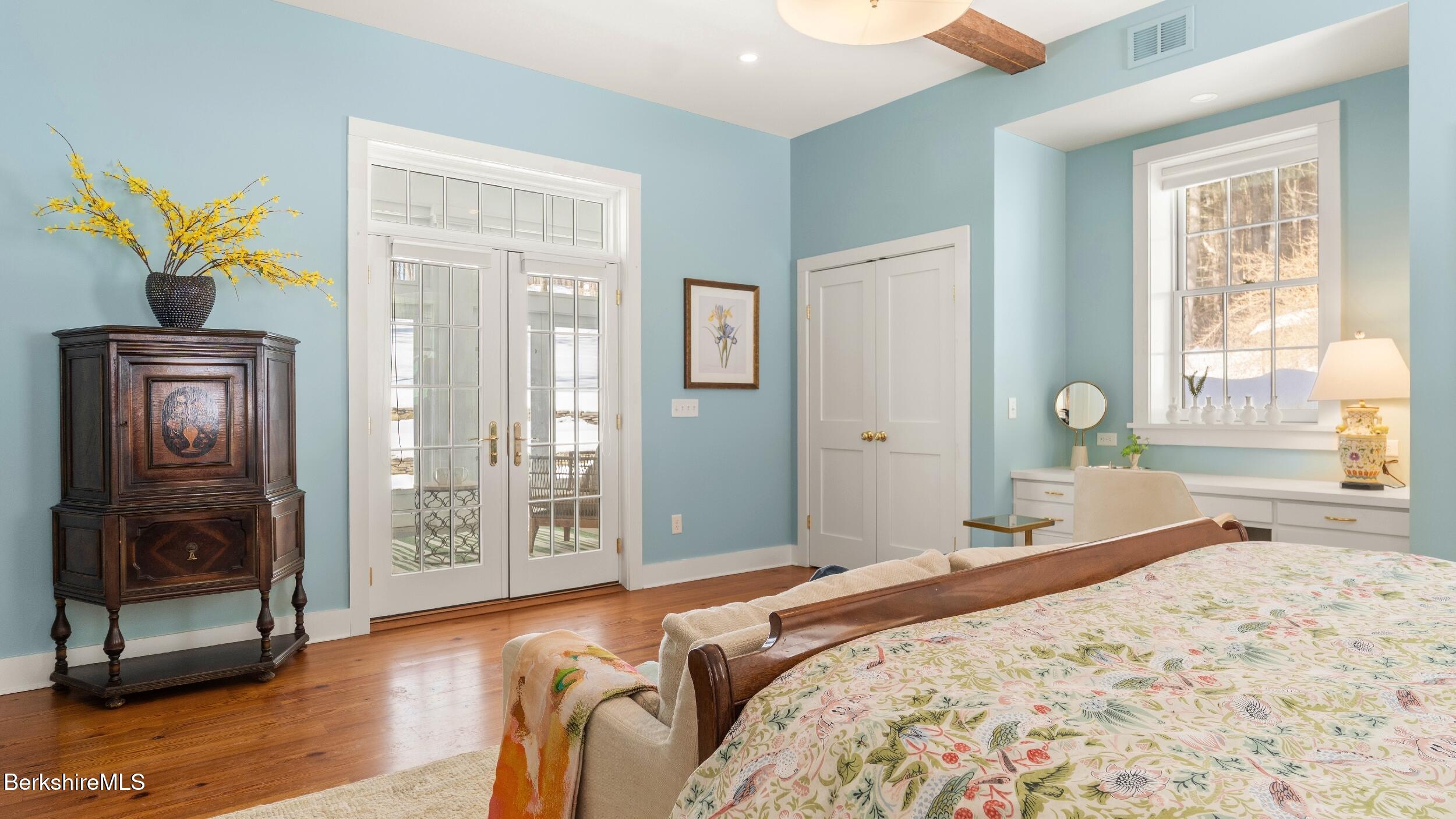 12 Alford Center Road Alford, MA 01266 - Photo 25 of 46 a bedroom with a bed and wooden floor