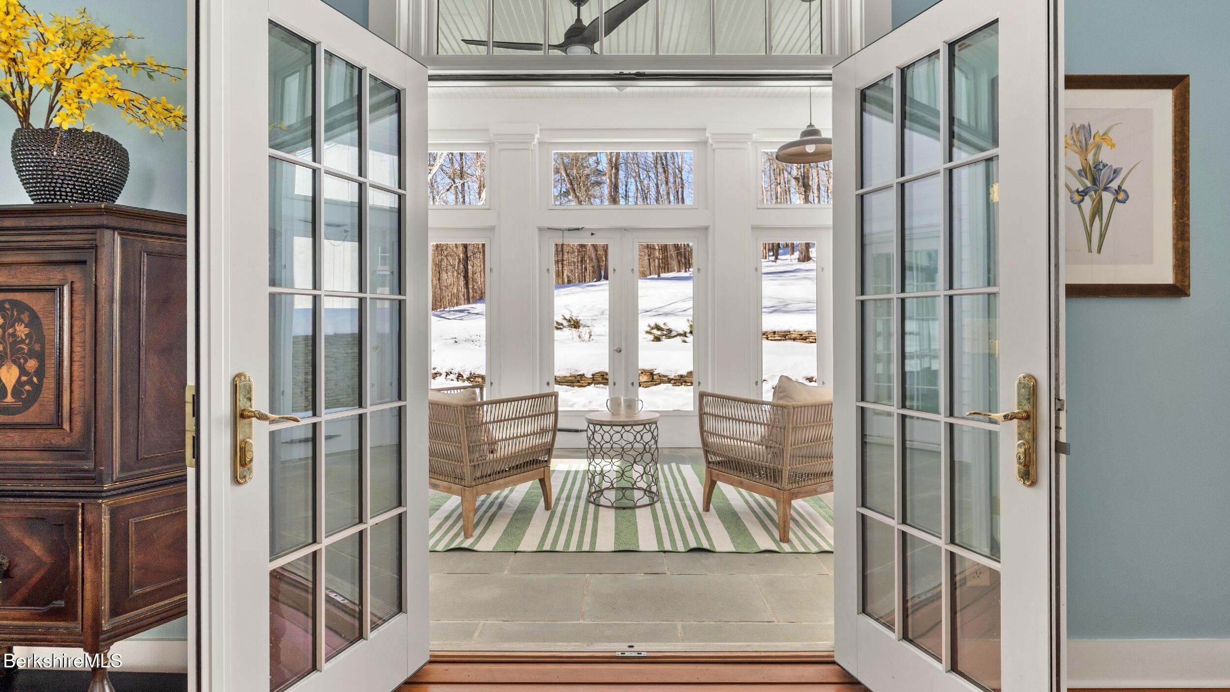 12 Alford Center Road Alford, MA 01266 - Photo 28 of 46 a view of staircase with wooden floor and fan