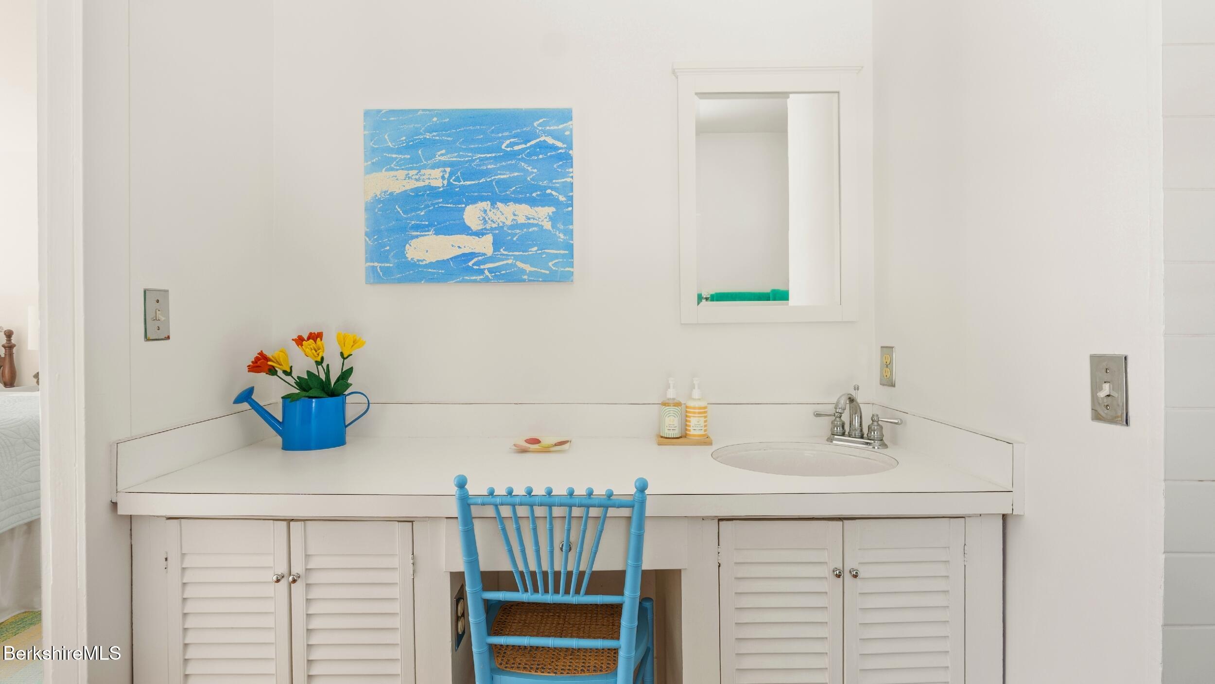 12 Alford Center Road Alford, MA 01266 - Photo 41 of 46 a bathroom with a sink a mirror and a window
