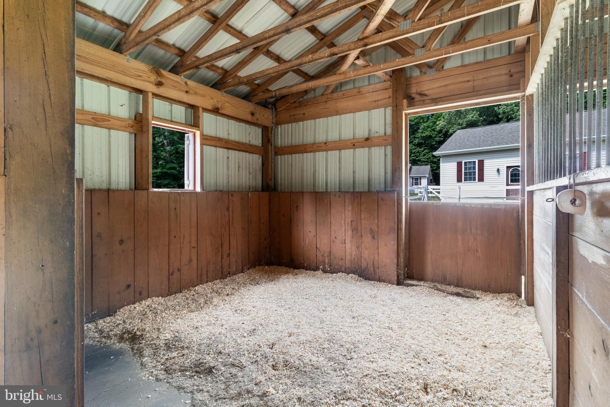 14479 Round Hill Road King George, VA 22485 - Photo 48 of 69 Horse Stall #1 with interlocking stall mats