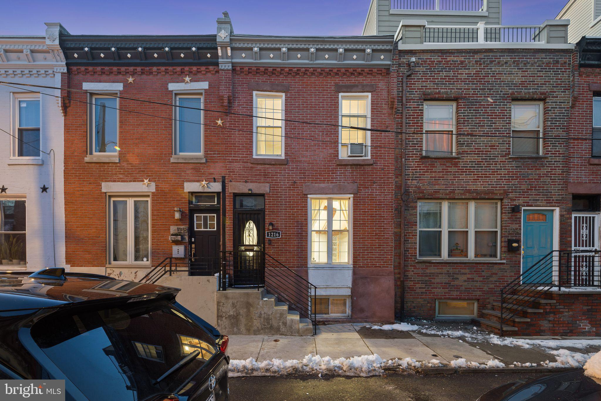 1216 South Bonsall Street Philadelphia, PA 19146 - Photo 2 of 24 Exterior Front Twilight
