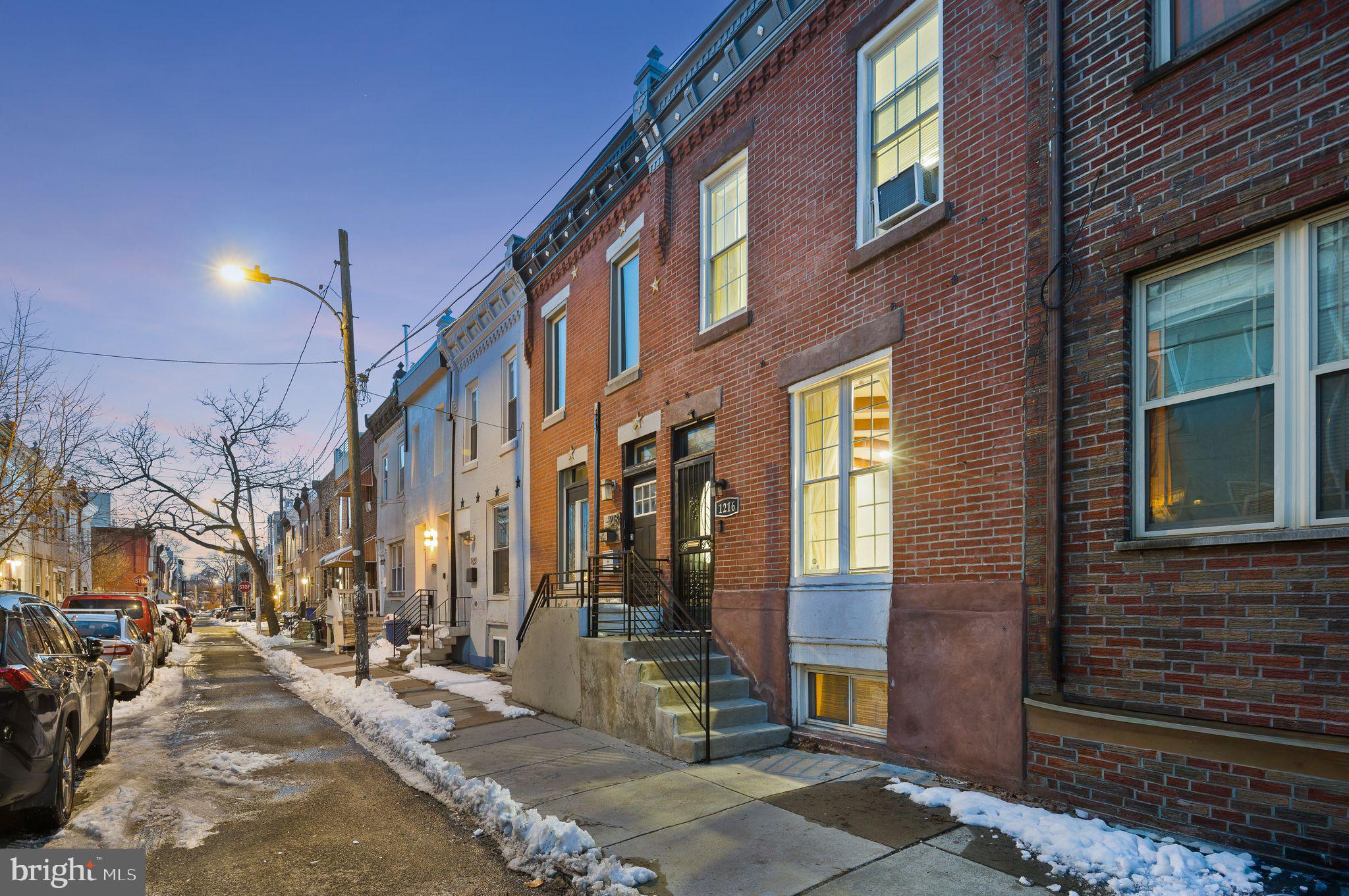 1216 South Bonsall Street Philadelphia, PA 19146 - Photo 22 of 24 Block View Twilight