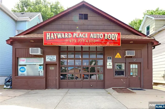 a sign on the side of a building