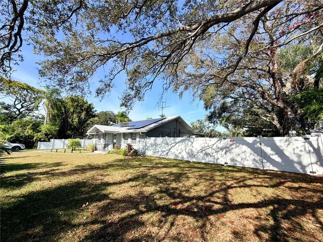 a outdoor space with swimming pool