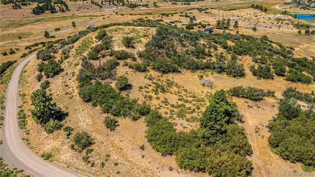 a view of a yard of a house