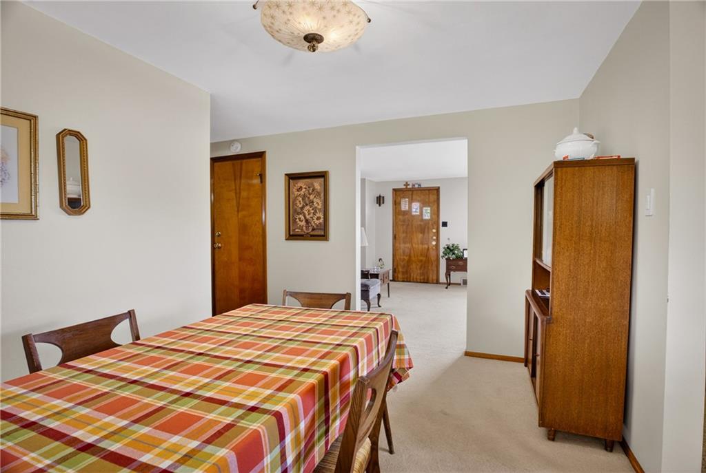 186 William Street McKees Rocks, PA 15136 - Photo 12 of 45 a bedroom with a bed and a mirror