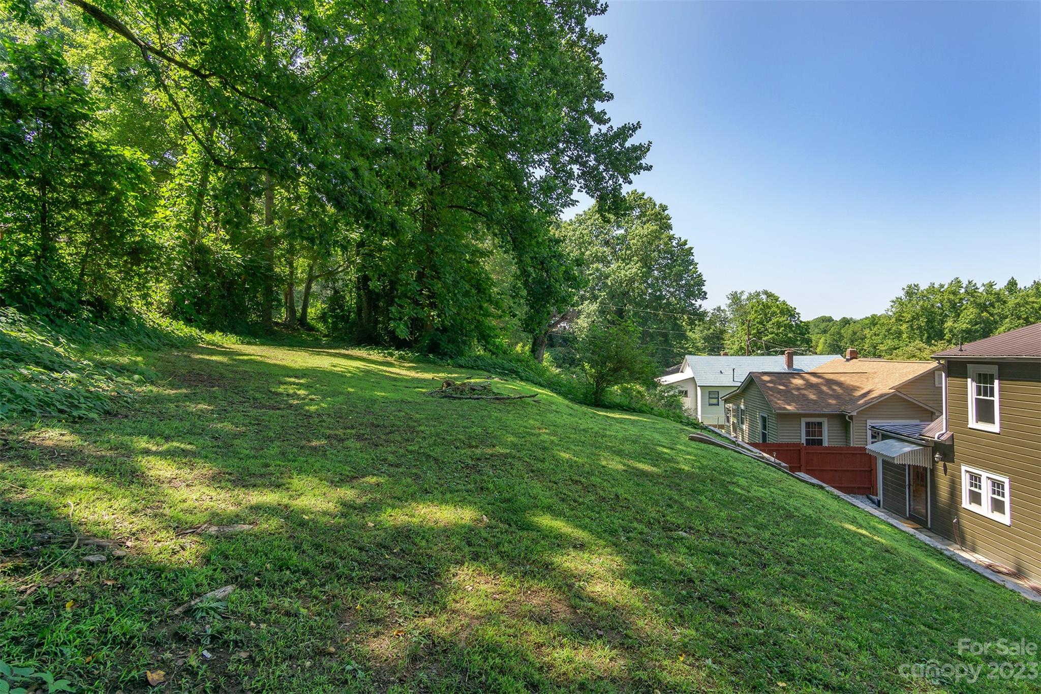 404 Huffman Street Morganton, NC 28655 - Photo 25 of 27 a view of a house with a big yard
